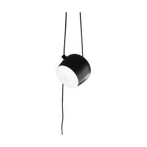 Suspension - AIM Aluminium, polycarbonate Diam 24,3cm x H 21,1cm,  Câble 900cm,  H max sous plafond 300cm Noir