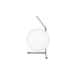 Lampe à poser - IC T1 LOW Acier, verre soufflé Diam 20cm x H 38,1cm Chrome