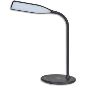 Lampe Led Alba Smart en ABS - noir - tête L24 cm, bras H35 cm , socle D17 cm - Publicité