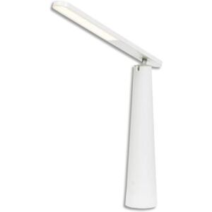 Lampe Alba LEDTUBE - sans fil - ABS glossy - 3 niveaux température - Hauteur:42 cm Tête:35x4 cm Base:diamètre7x30 cm - Blanche - Publicité