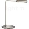 Lumina Flo Lampe de table LED, nickel brossé - 3.000 K - 36 cm