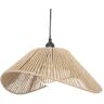 Atmosphera Luminaire Suspension en corde Beige 45 x 40 cm