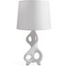 Lampe à poser Jonathan Adler MOLECULE-Lampe à poser Porcelaine H77cm Blanc