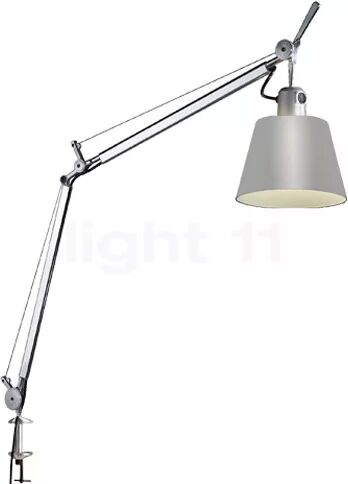 Artemide Tolomeo Basculante Tavolo, satin - avec pince de table