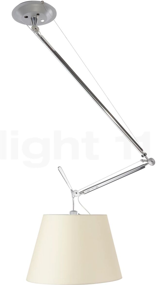 Artemide Tolomeo Sospensione Decentrata, parchemin - ø36 cm