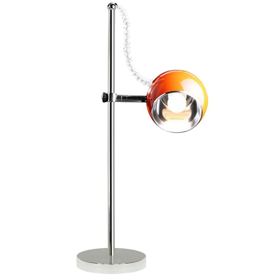 gdegdesign Lampe à poser orange chrome - Keops JR