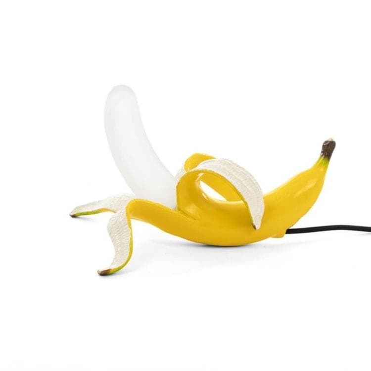 Seletti Lampe à poser Seletti BANANA DEWEY-Lampe à poser LED Banane Résine Jaune H19cm Jaune