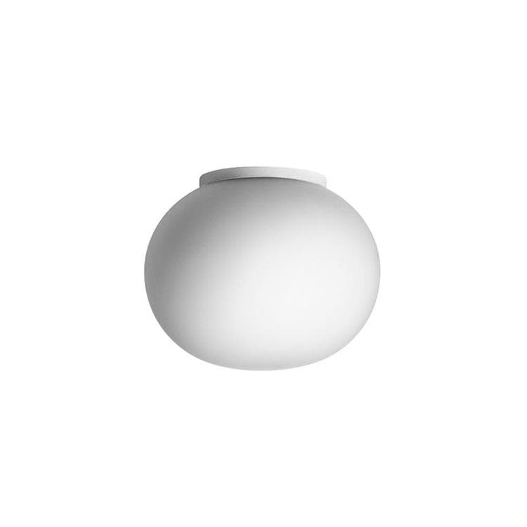 Flos Applique murale Flos MINI GLO-BALL MIRROR-Applique pour miroir Verre Ø11.2cm Blanc