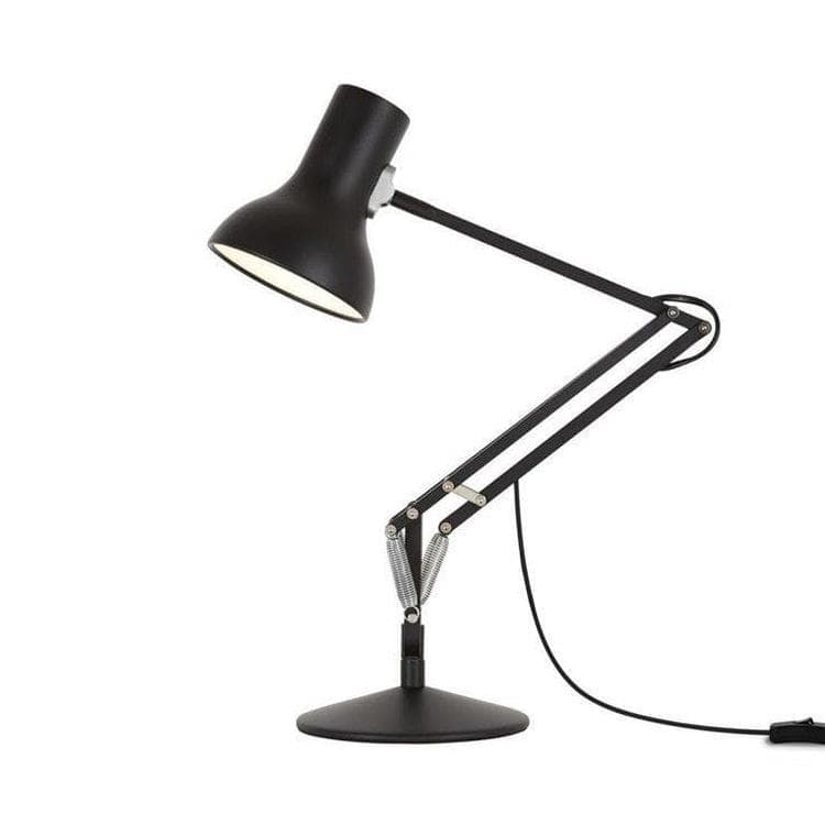 Anglepoise Lampe à poser Anglepoise TYPE 75 MINI-Lampe de bureau articulée H40-70cm Noir
