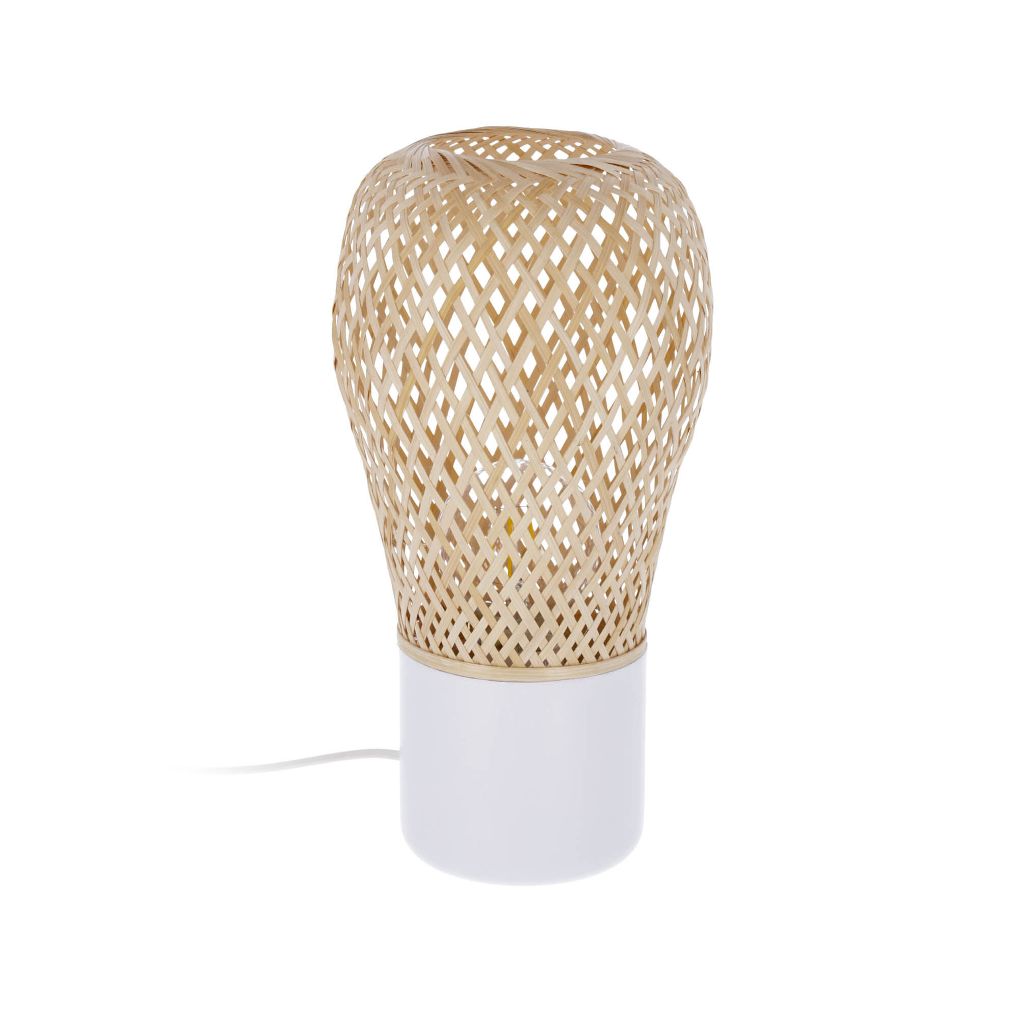 Kave Home Derora white table lamp