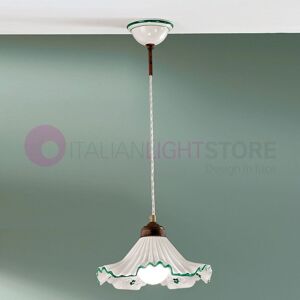 Due P Illuminazione Anna Lampada A Sospensione In Ceramica Stile Rustico