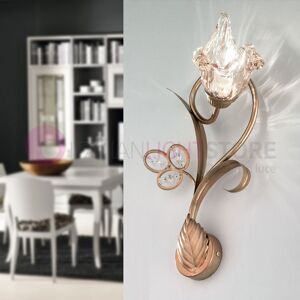 Due P Illuminazione Sofia Lampada A Parete Applique 1 Luce Stile Classico Rustico