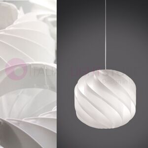 Linea Zero Illuminazione Globe Lampada A Sospensione Materiale Plastico D.40 Design Moderno