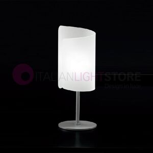 Selene Illuminazione Papiro Lampada Da Tavolo Moderna Con Vetro Curvato