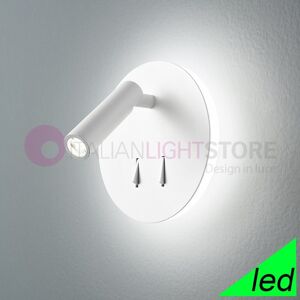 Perenz Srl Plug Applique Moderno Bianco A Led Con Faretto Orientabile