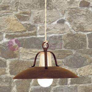 Febo Light Fonso Sospensione Piatto Rustico D. 30 Stile Vintage Country