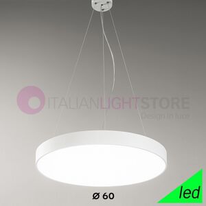 Gea Luce Srl Versus Lampada A Sospensione Moderna Bianca A Led D.60