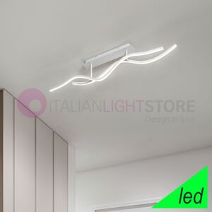 Fabas Luce Sinuo Lampada A Soffitto Doppia Onda Led 36w