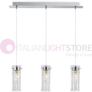 Ideal Lux Iguazu'  Lampadario Binario 3 Luci Design Moderno