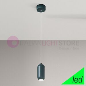 Perenz Srl Bullet Lampada A Sospensione A Led D. 7,6 Verde Petrolio Design