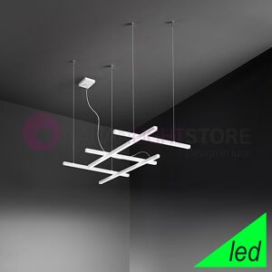 Perenz Srl Net Lampada A Sospensione Bianco Led Design Moderno L. 111