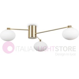 Ideal Lux Hermes  Lampadario A Soffitto 3 Luci Led Design Moderno