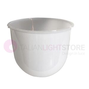 LIBERTI LAMP linea GARDEN Dione Diffusore Coppa Policarbonato Opale D. 15,5 Ricambio R80ao