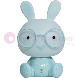 Iris Luce Dreamland Bunny Lampada Led Da Cameretta Coniglietto Azzurro