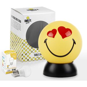 Iris Luce Emoji Lampada Da Cameretta Faccina Innamorata Giallo