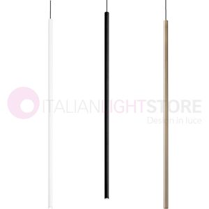 Ideal Lux Filo  Sospensione Led Cilindro Ultrasottile 3 Finiture