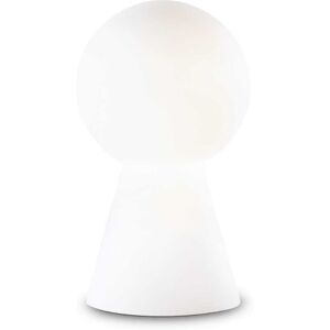 Ideal Lux Birillo Small  Lampada Da Comodino In Vetro Bianco