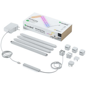 NANOLEAF STRISCE LUMINOSE  LINES SQUARED STARTER 4PK