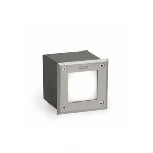 Faro - Outdoor Led-18 FA LED square - Nichel opaco