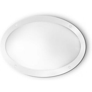 Ideal Lux Maddi-1 AP1 - Applique ovale da esterno - Bianco