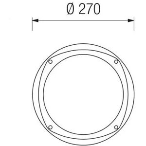 Boluce illuminazione Diffusore in Vetro diametro 27cm