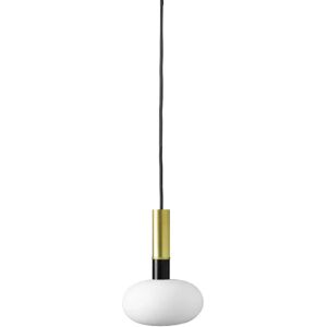 Miloox lampada a sospensione 1 luce ottone spazzolato mose ART.1744.187