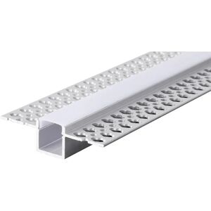 Shot Profilo per cartongesso in alluminio per LED Strip - Argento 2m