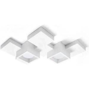 Sforzin illuminazione lampada a soffitto, parete in gesso side cubo  2 luci gx5,4 T292