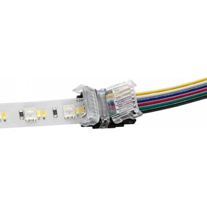 LEDDIRETTO Connettore Striscia-Cavo RGBCCT 12mm conf. 4pz + 1m cavo