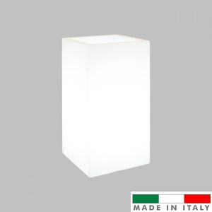 LEDDIRETTO Vaso Illuminabile 40x40xH80cm, E27