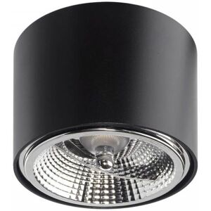 LEDDIRETTO Applique da soffitto per lampade AR111 Fissa Nera