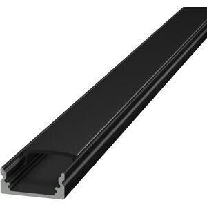 LEDDIRETTO Profilo Slim 1m e 2m NERO (per striscia LED)