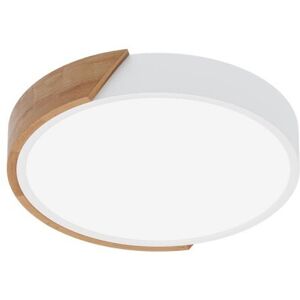 LEDDIRETTO Plafoniera LED Rotonda 18W CCT, Ø300mm, Legno/Bianco - OSRAM LED