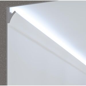 LEDDIRETTO Cornice Pitturabile da Incasso o a Superficie per Strisce LED - 1,15m