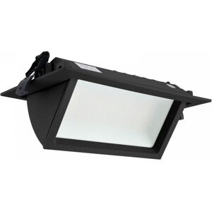 LEDDIRETTO Faro LED da Incasso 44W Rettangolare, Foro 210x130, Nero - PHILIPS Certadrive