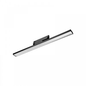 LEDDIRETTO Lampada LED Lineare 34W per binario Trifase 60cm, simm. 2x45° nero, PHILIPS certadrive CCT