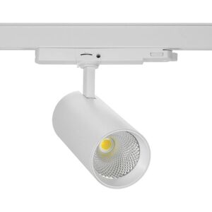 LEDDIRETTO Faro LED 40W Dimmerabile 0-10V per Binario Trifase, 38/60°, Bianco, CCT