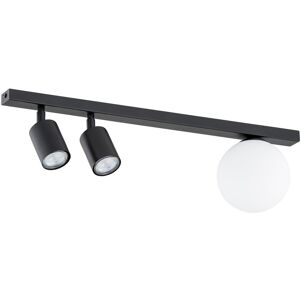 EMIBIG lighting Lampadario da Soffitto BASTER 3 Black GU10 e E14