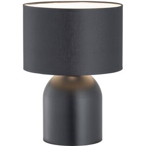 EMIBIG lighting Lampada ASPEN LN1 BLACK E27 da Tavolo, Scrivania e Comodino