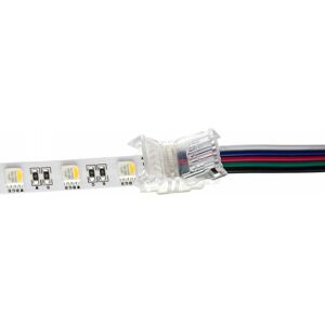 LEDDIRETTO Connettore Striscia-Cavo RGBW 10mm conf. 4pz + 1m cavo